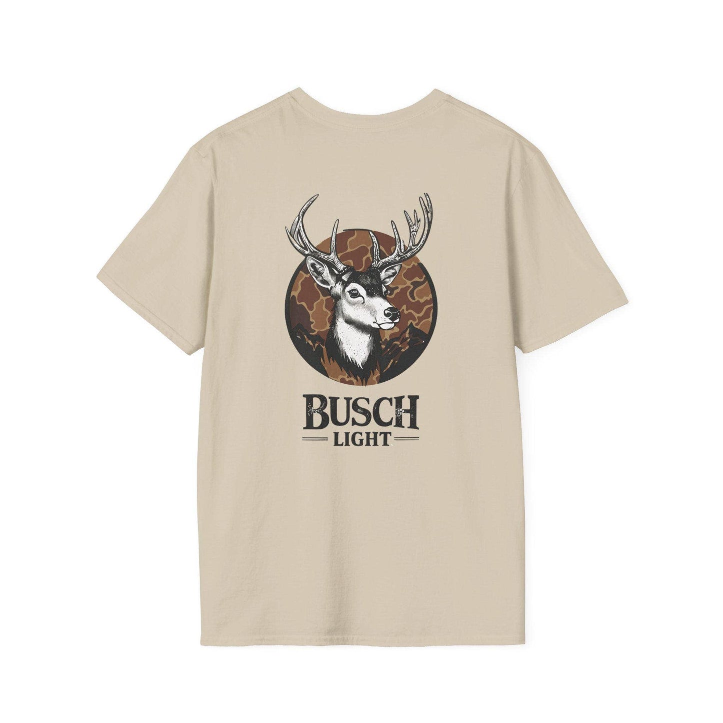 Busch Inspired Camo Deer Softstyle Graphic T-Shirt