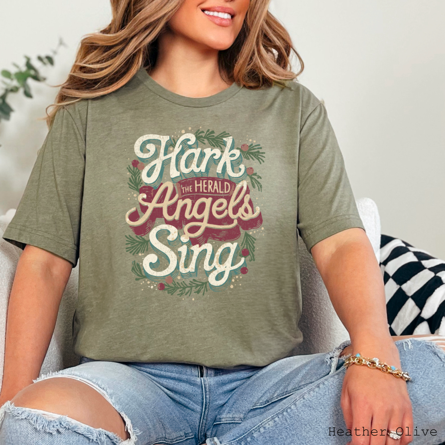 Herald Angel Sing Christmas 2025 Graphic TeeĀ |Bella Canvas