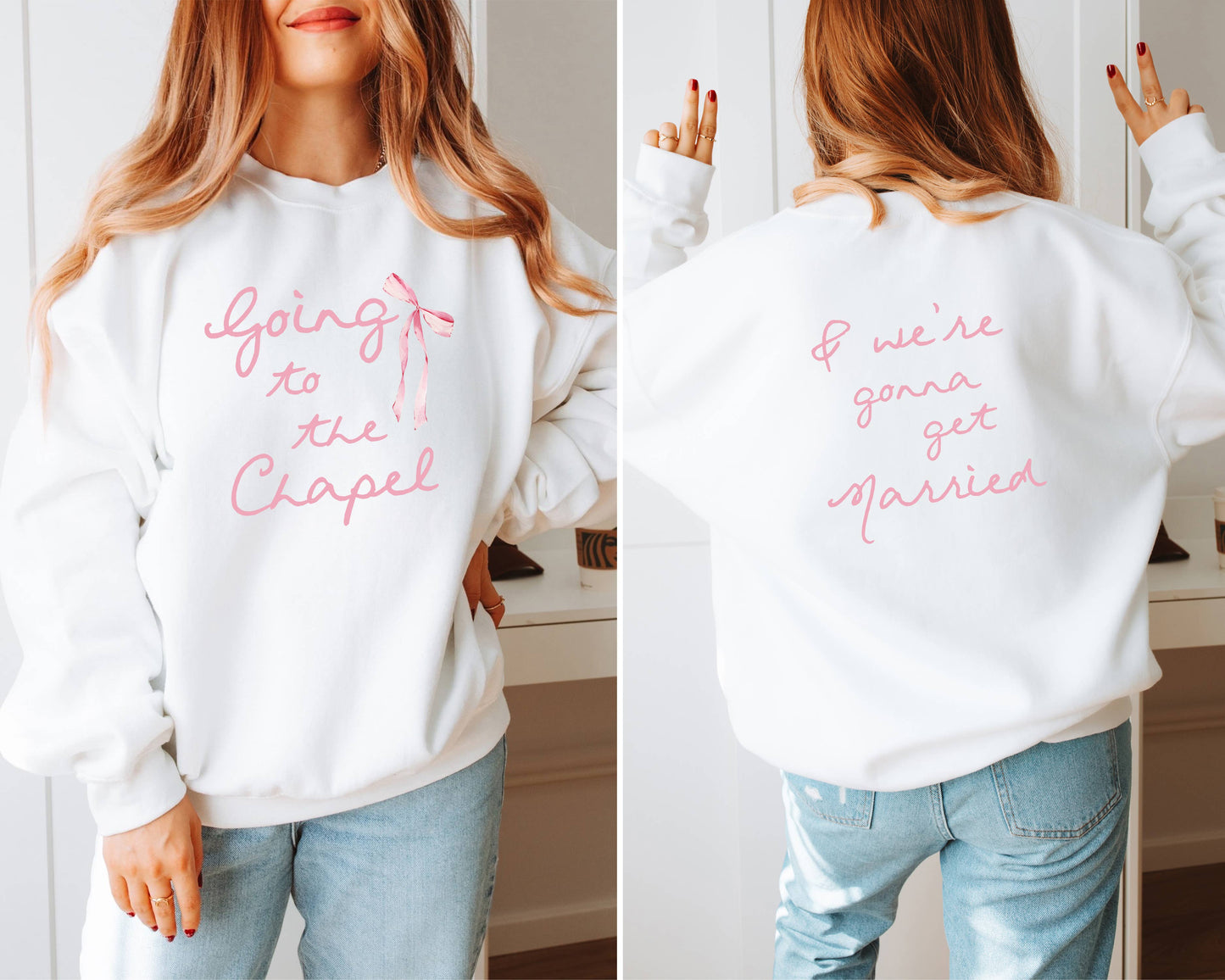 Bride Sweatshirt, Bridal Apparel, Going To the Chapel