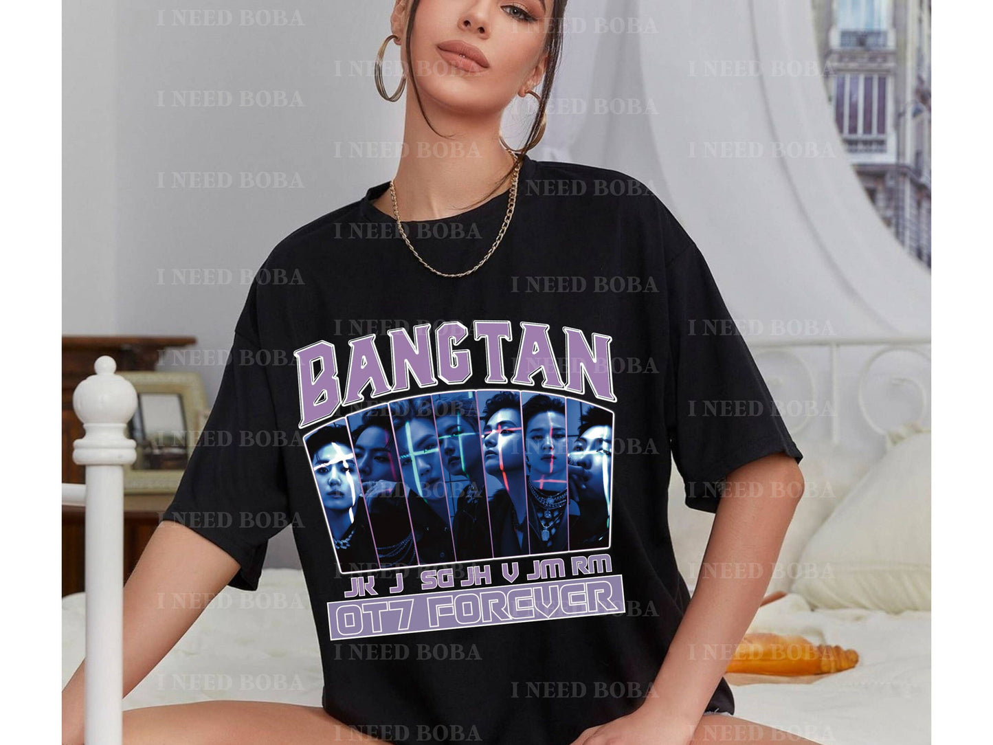 Bts Vibes - Vintage Bangtan T-Shirt Collection - Perfect Arm