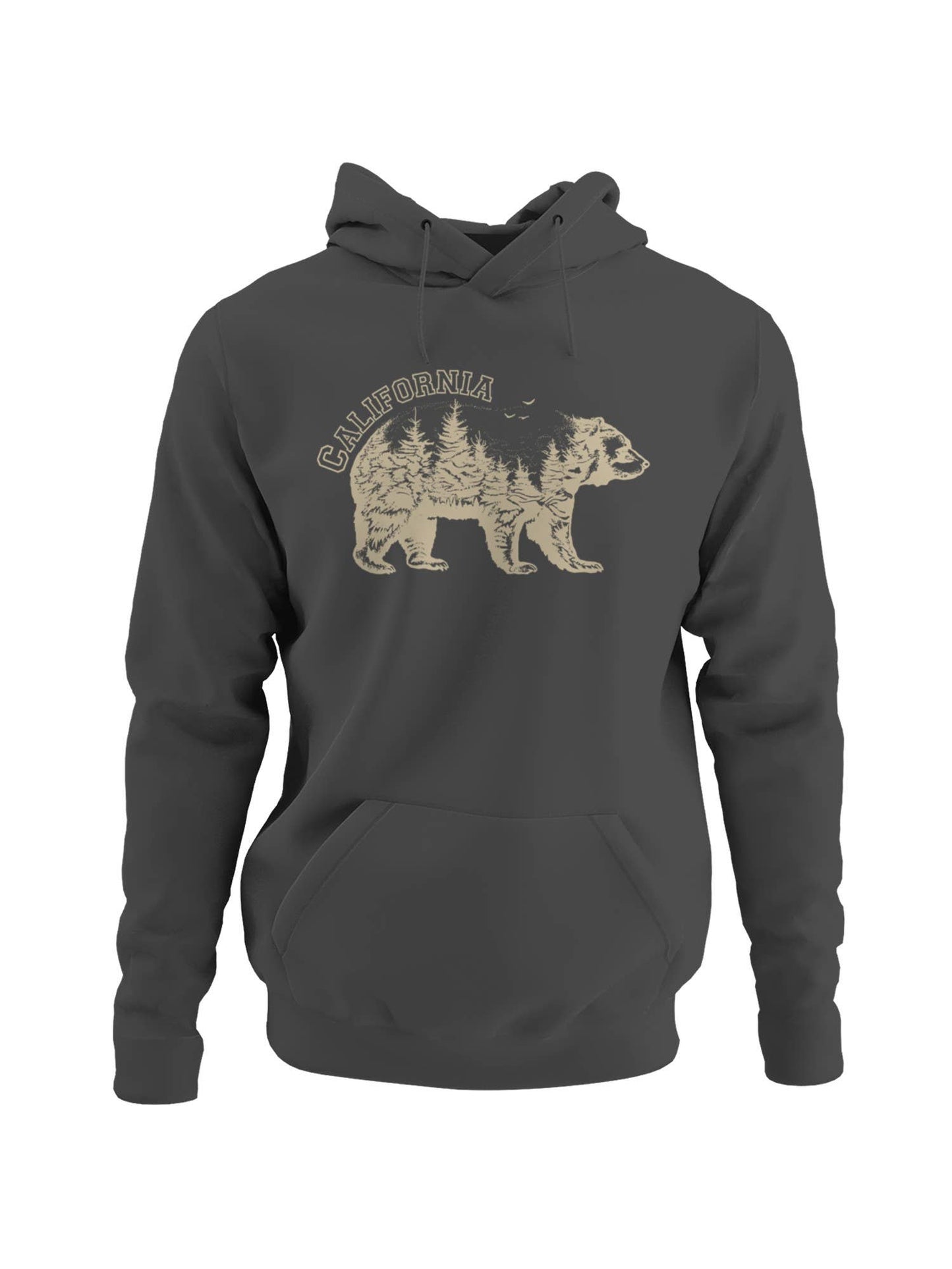 California Bear Graphic Men's Hoodie