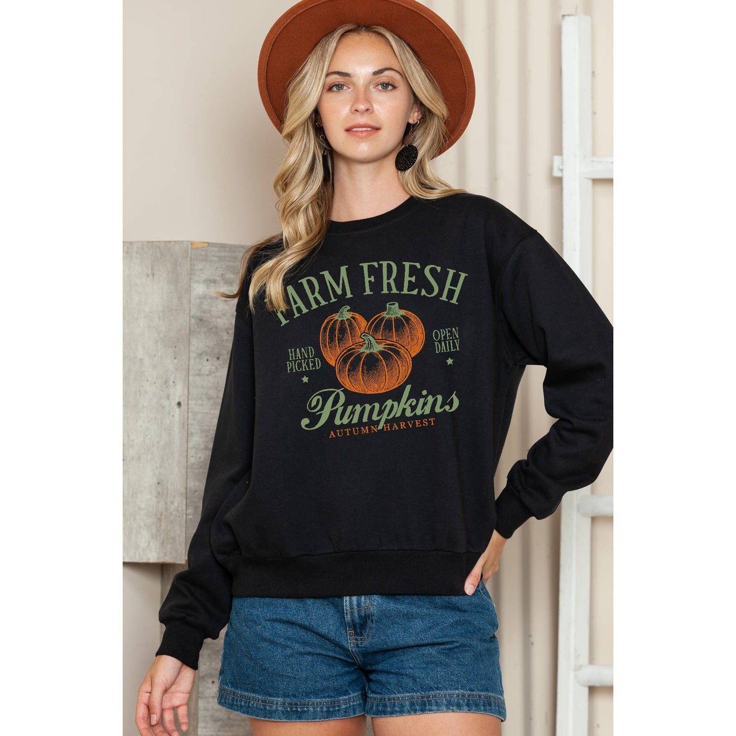Farm Fresh Pumpkins - Crewneck Sweatshirt