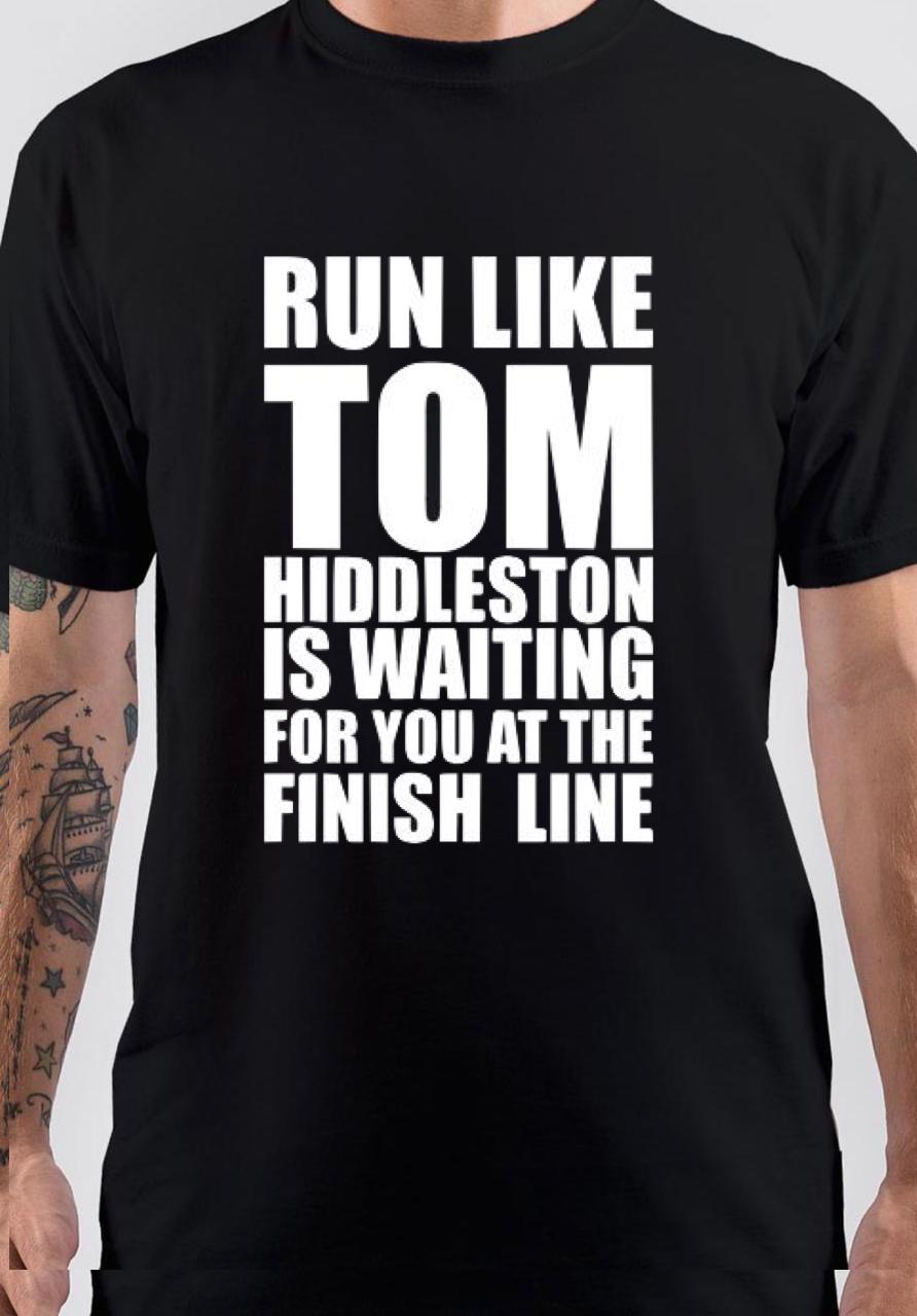 Tom Hiddleston Black T-Shirt
