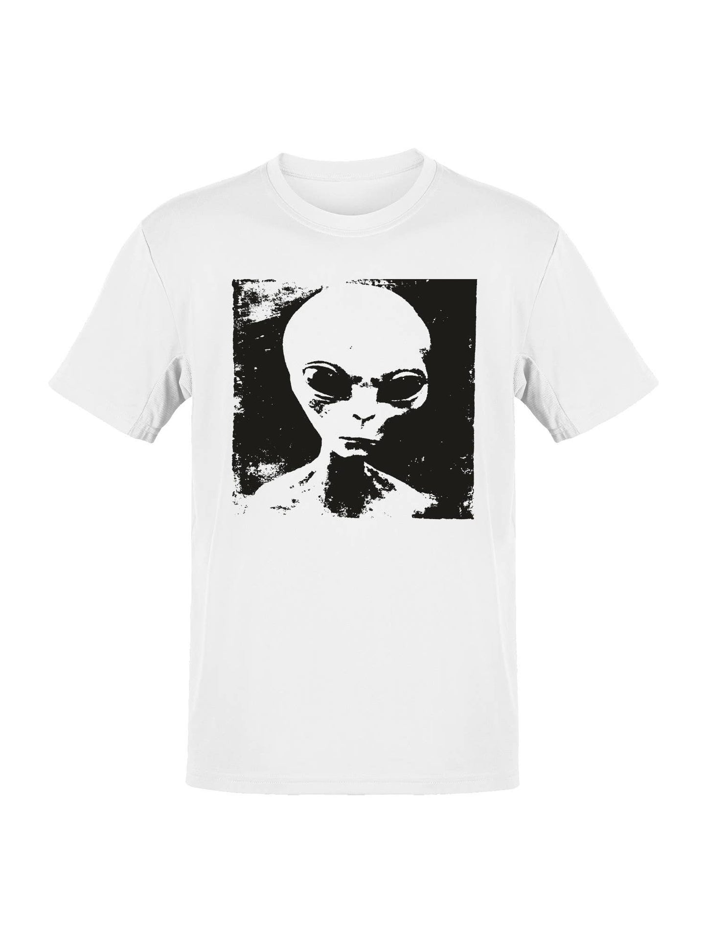 Mysterious Alien Grunge Artwork Men's T-Shirt