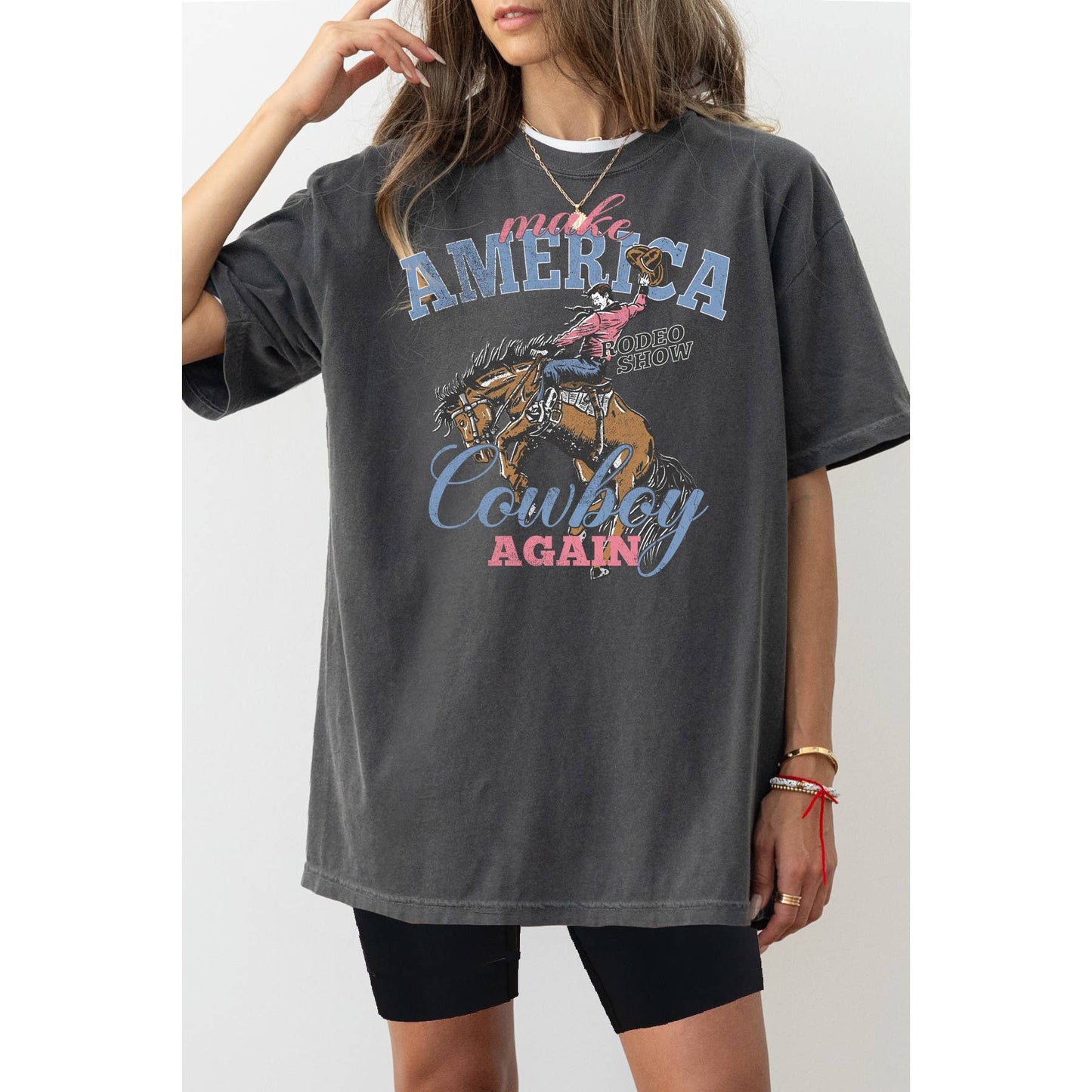 Make America Cowboy Again Oversized Unisex Tee