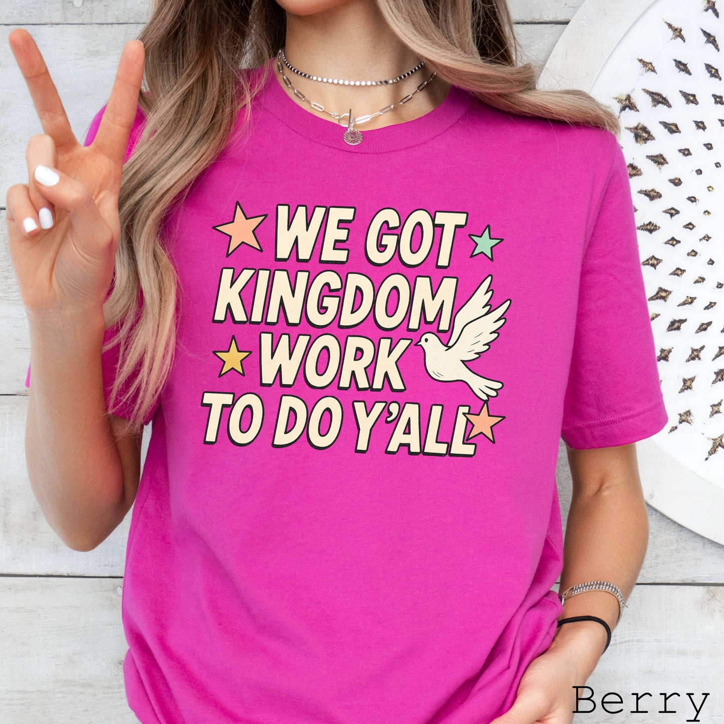 We Got Kingdom Work Christian Graphic Tee | Bella Canvas
