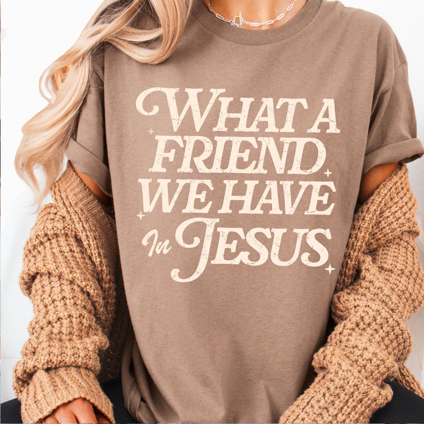 What A Friend We Have in Jesus Graphic Tee | Gildan