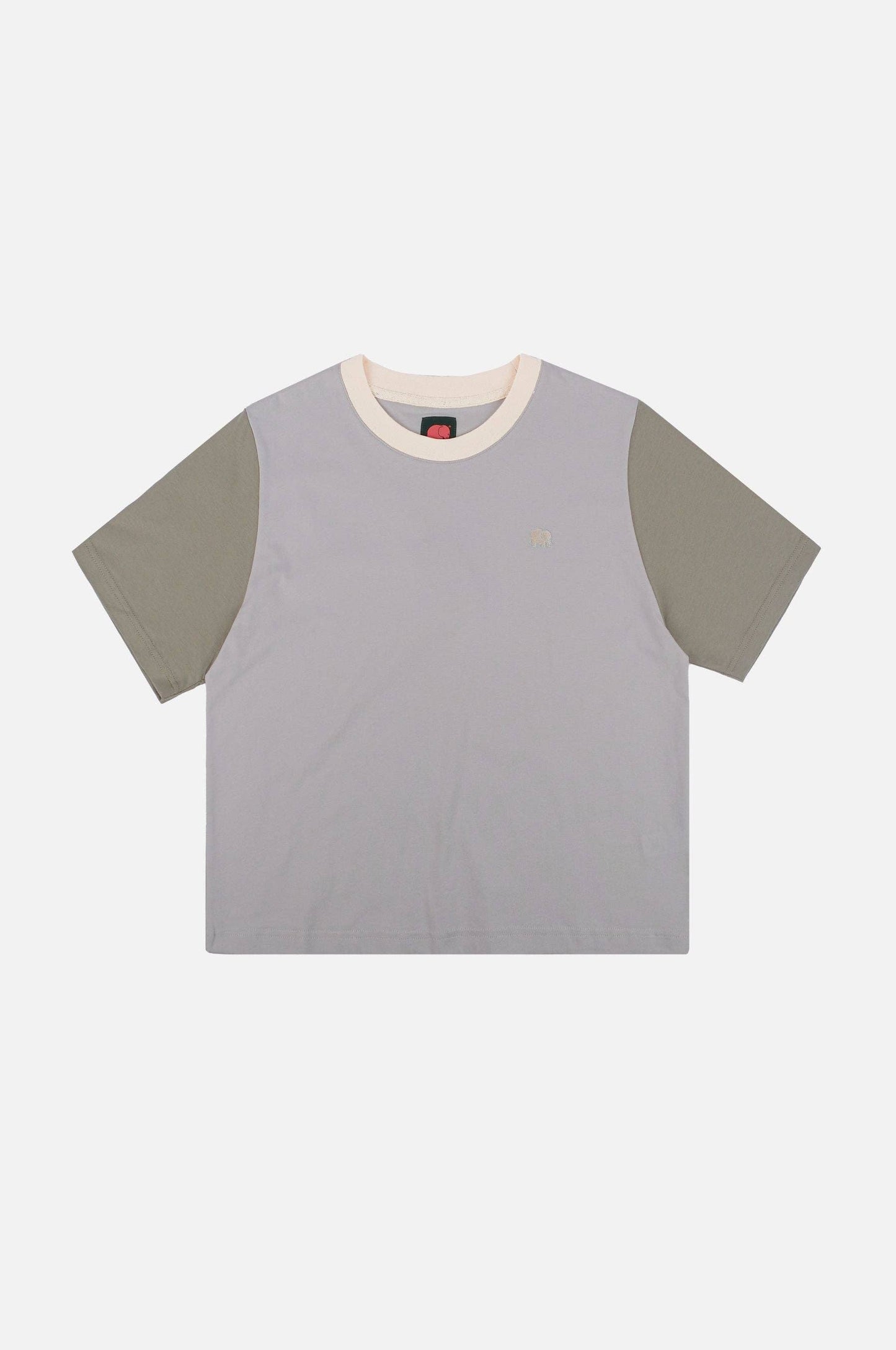 Women's Color Block T-Shirt Steel Haze