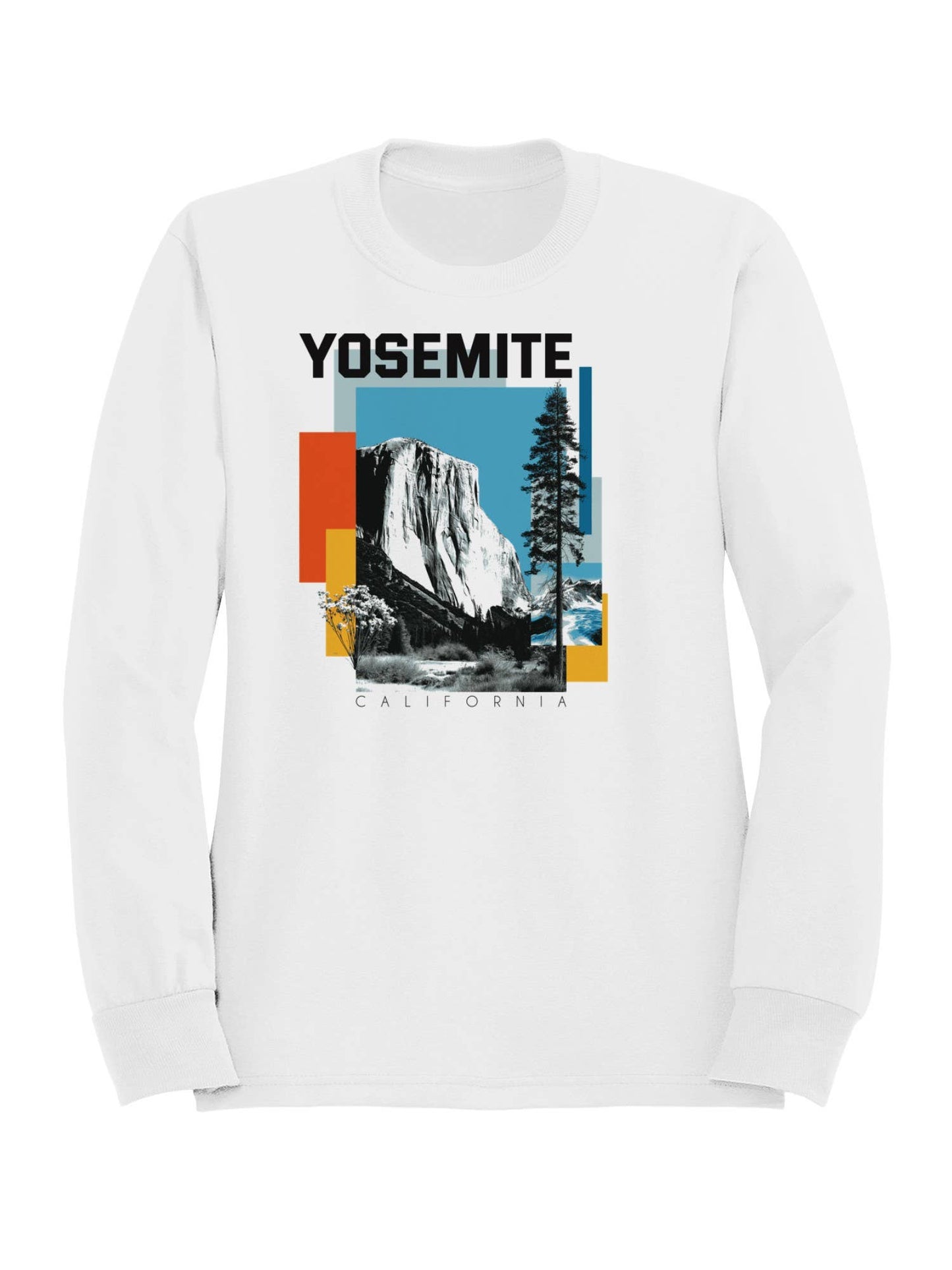 Yosemite California Vintage Art Women's Sweatshirt