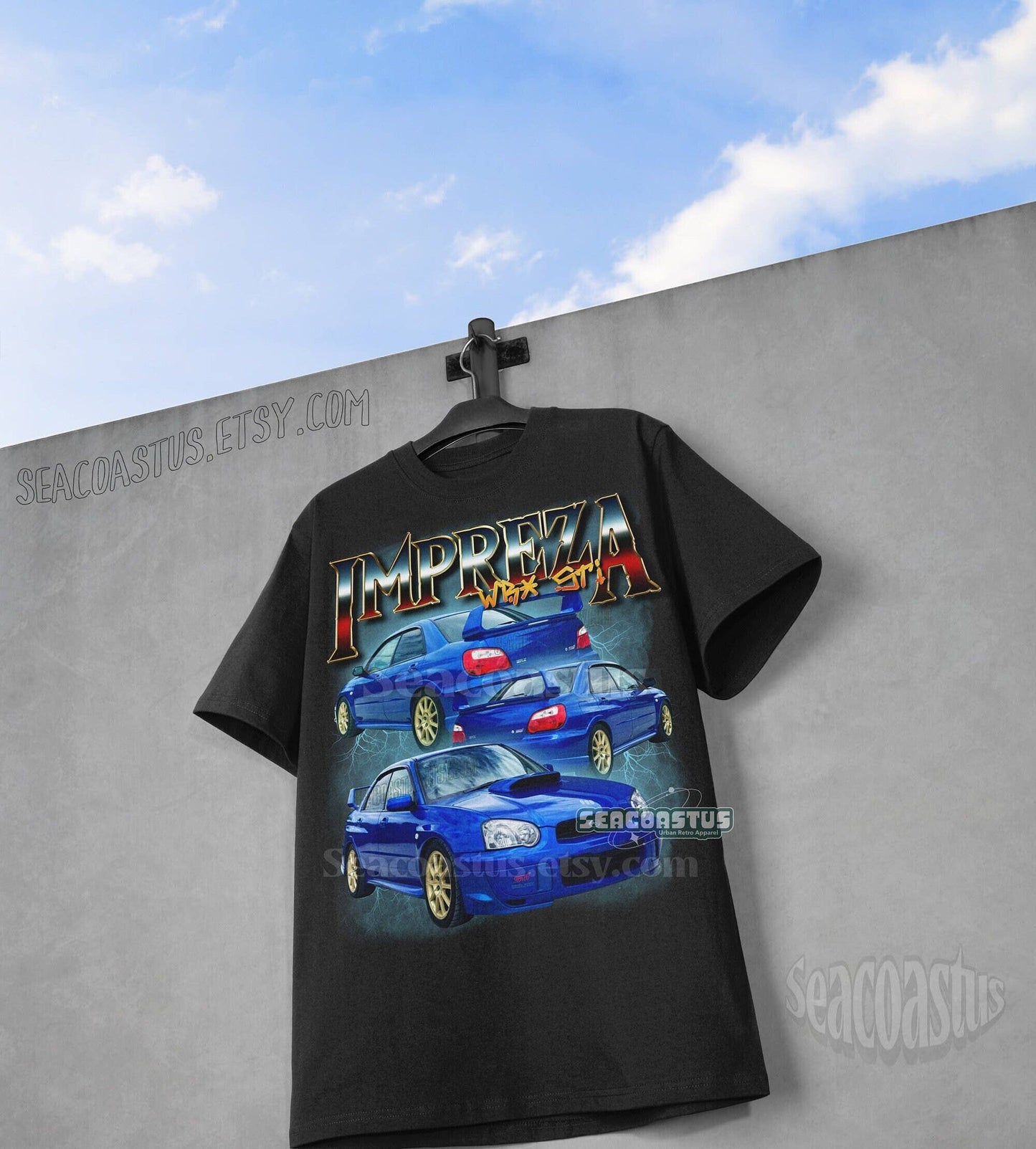 Impreza Wrx Sti Vintage T-Shirt Retro 90's Subaru Stink Eye