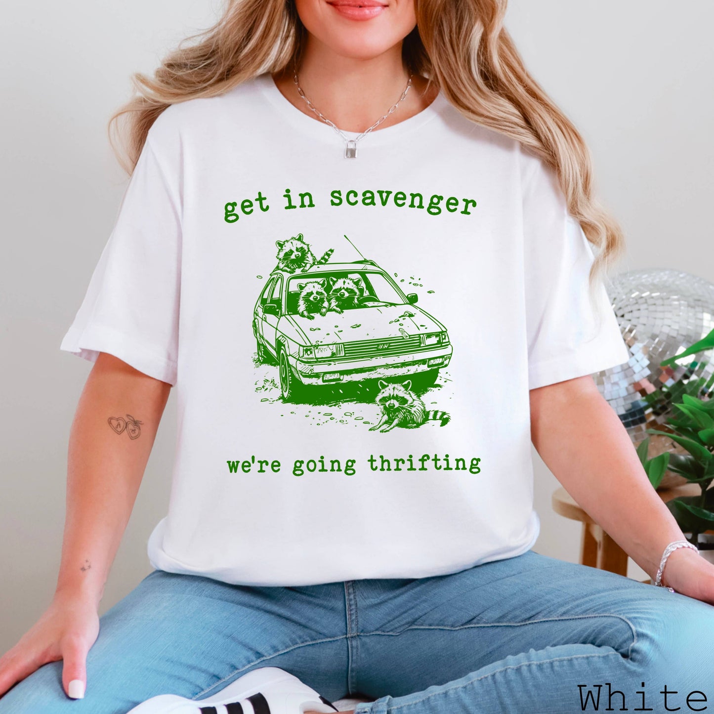 Women's Graphic Tee | Get in Scavenger | Bella Canvas Tee