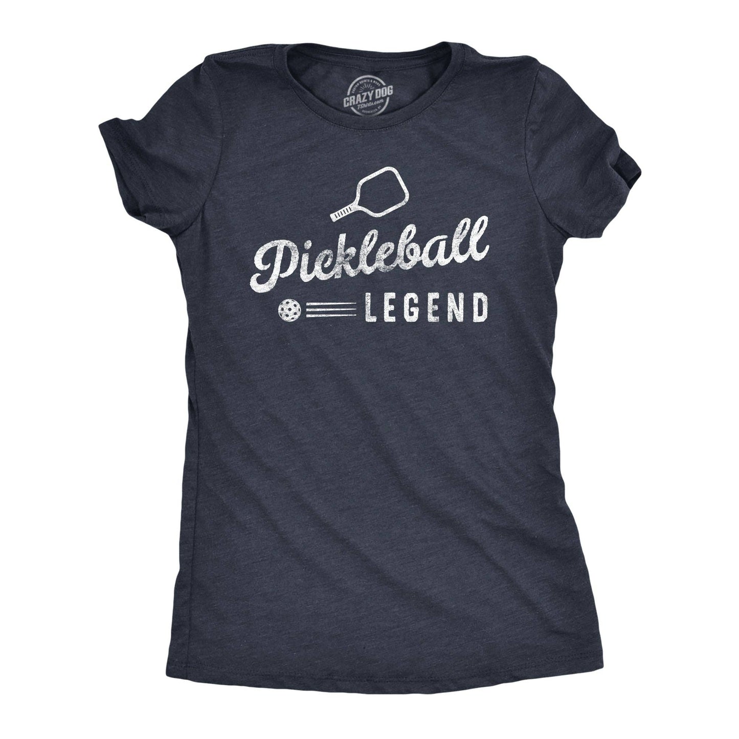 Pickleball Legend Women's Tshirt Fitness Graphic Tee Western