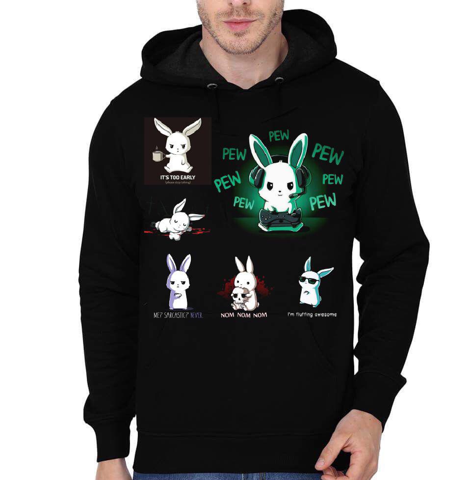 13 Rabbits Black Hoodie