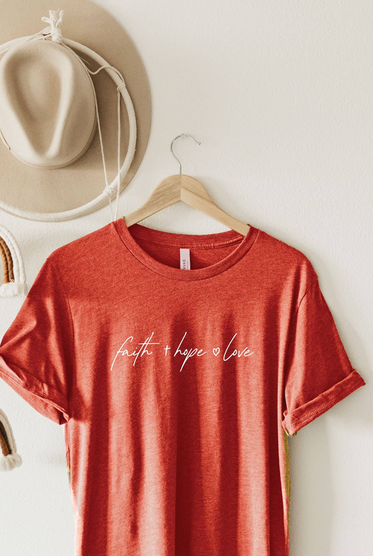 Faith Hope Love Graphic T-Shirt
