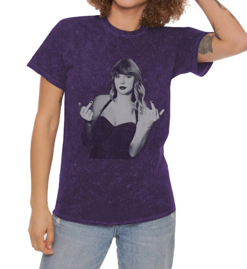 Trendy Taylor Middle Finger Shirt - Sassy Swiftie Eras Tee