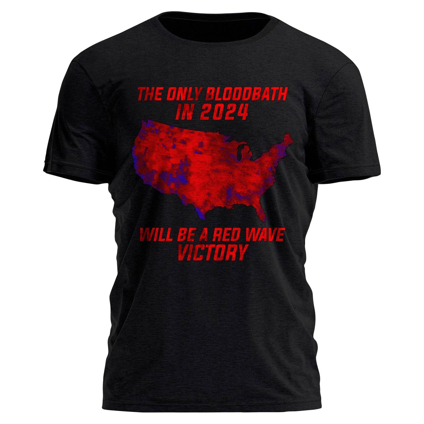 Bloodbath Red Wave Victory Electoral Map Shirt Tee