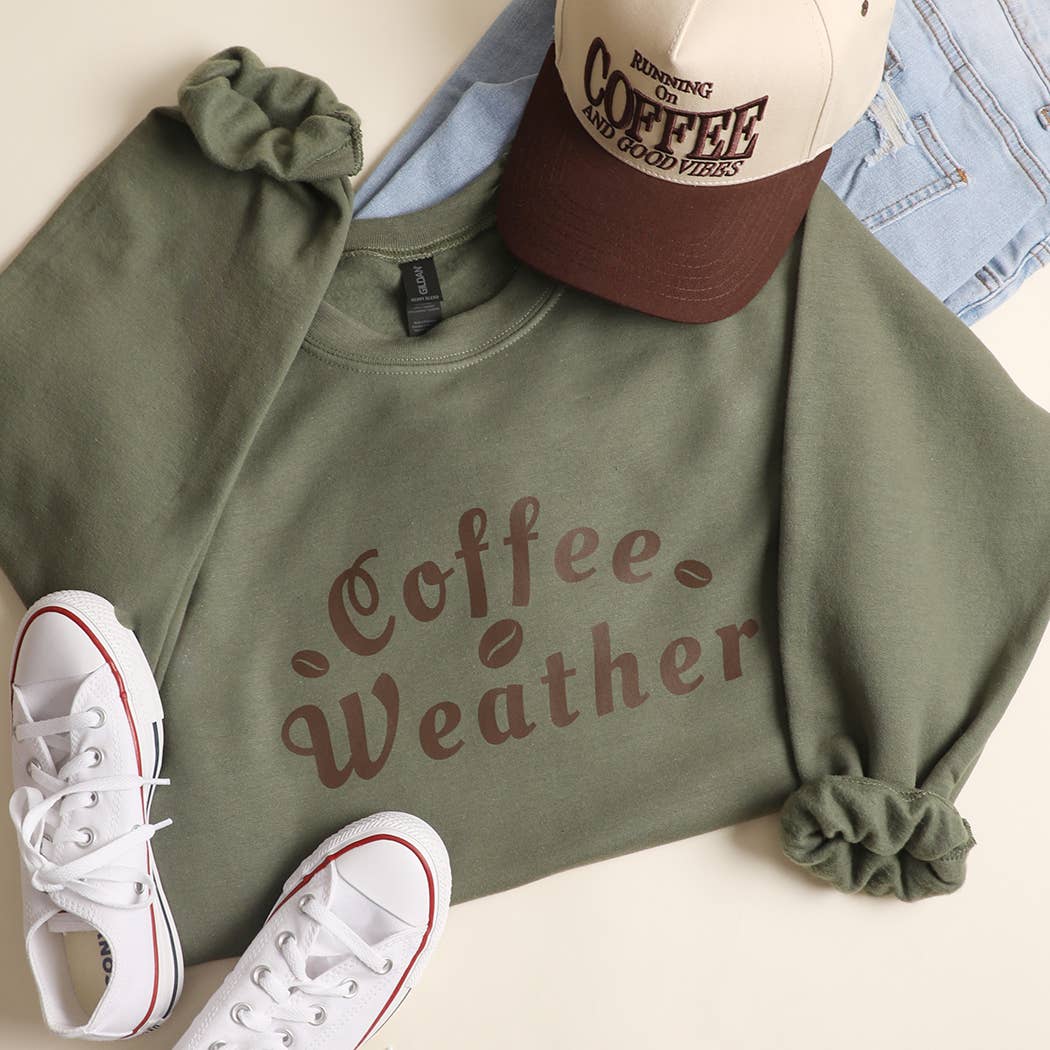 Coffee Weather Heavyweight Fleece Sweatshirt