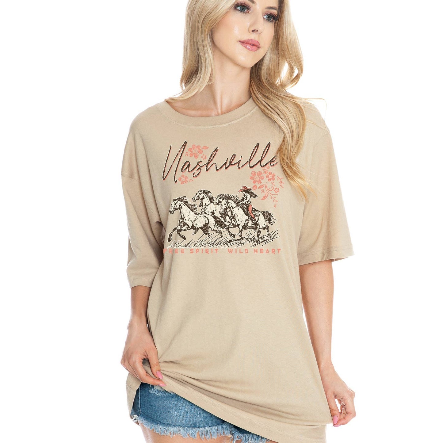 Nashville Free Spirit - Oversized Unisex T Shirt