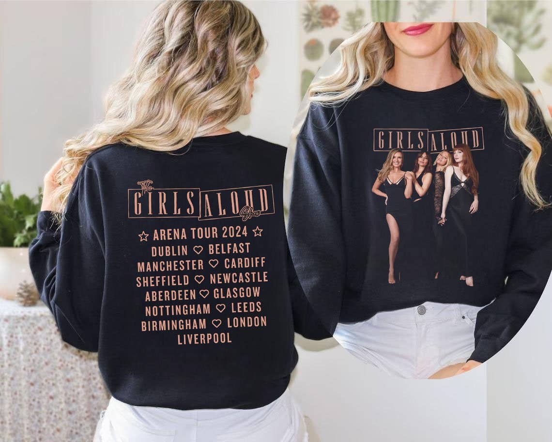 Girls Aloud Tour T-Shirt Cheryl Cole Nadine Kimberley Nicola