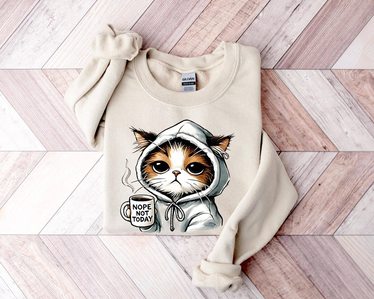 Cute Cat Mom Sweatshirt Gift For Cat Lover