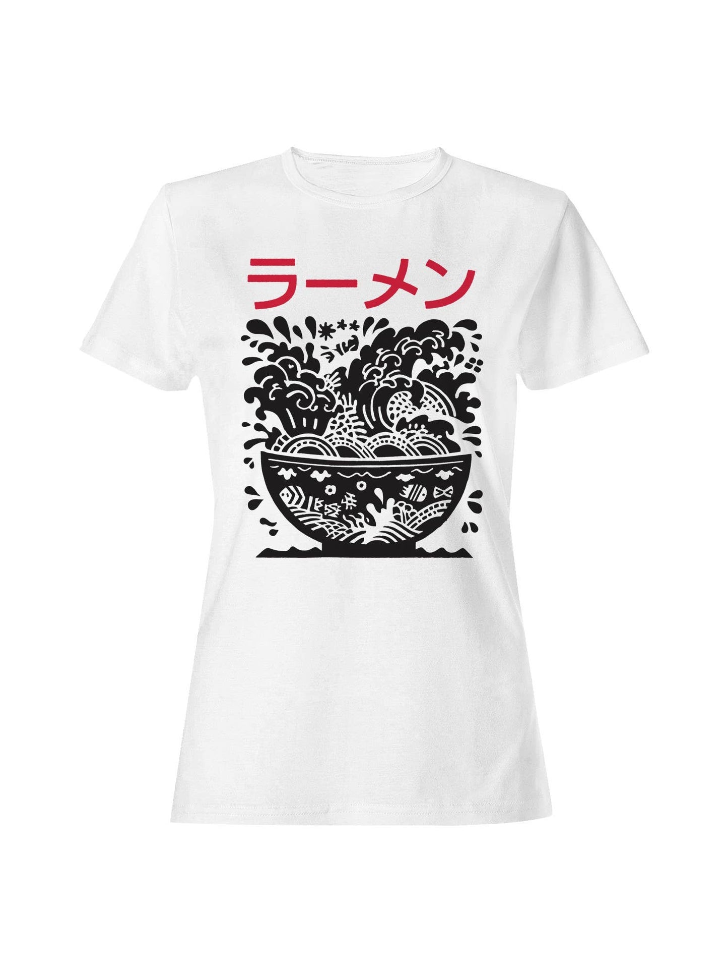 Ramen Wave Art - Japanese Style Women's T-Shirt