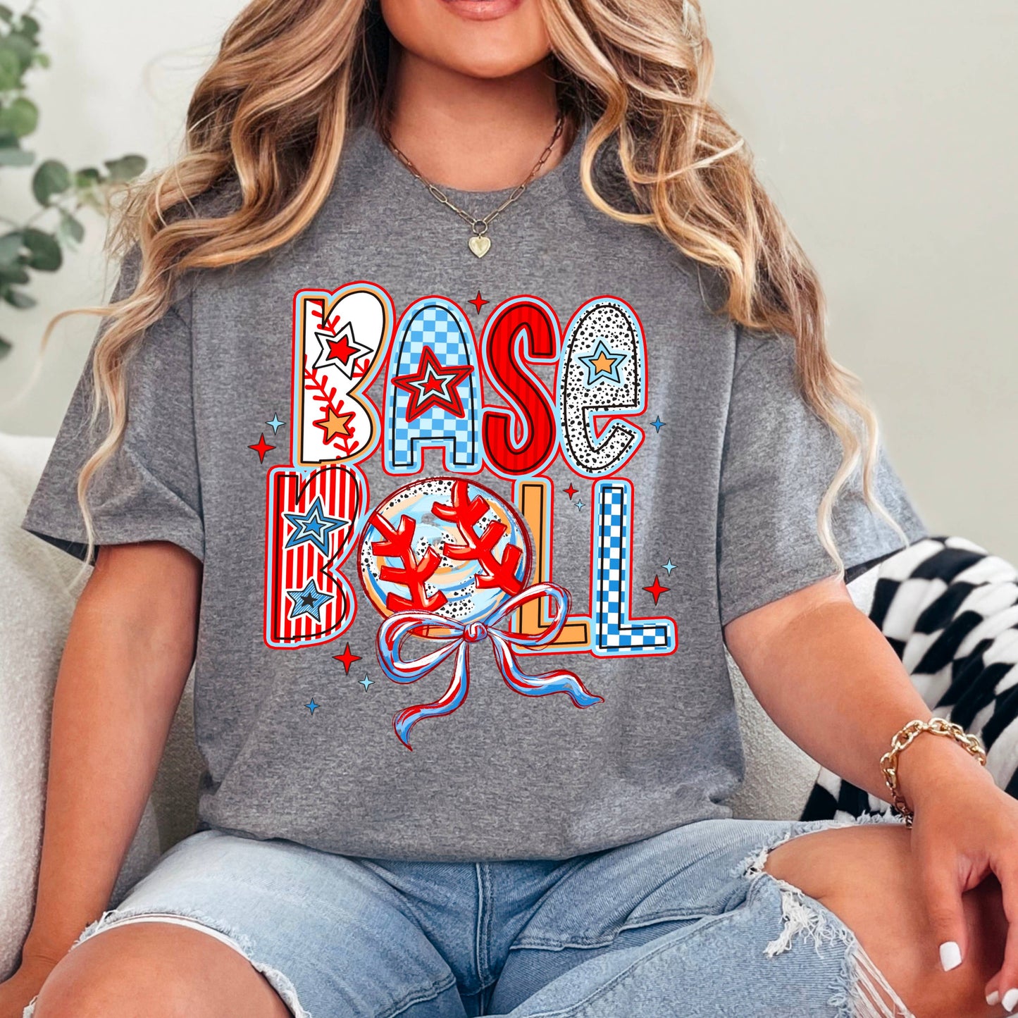Baseball Graphic Tee | Gameday T-Shirt | Gildan
