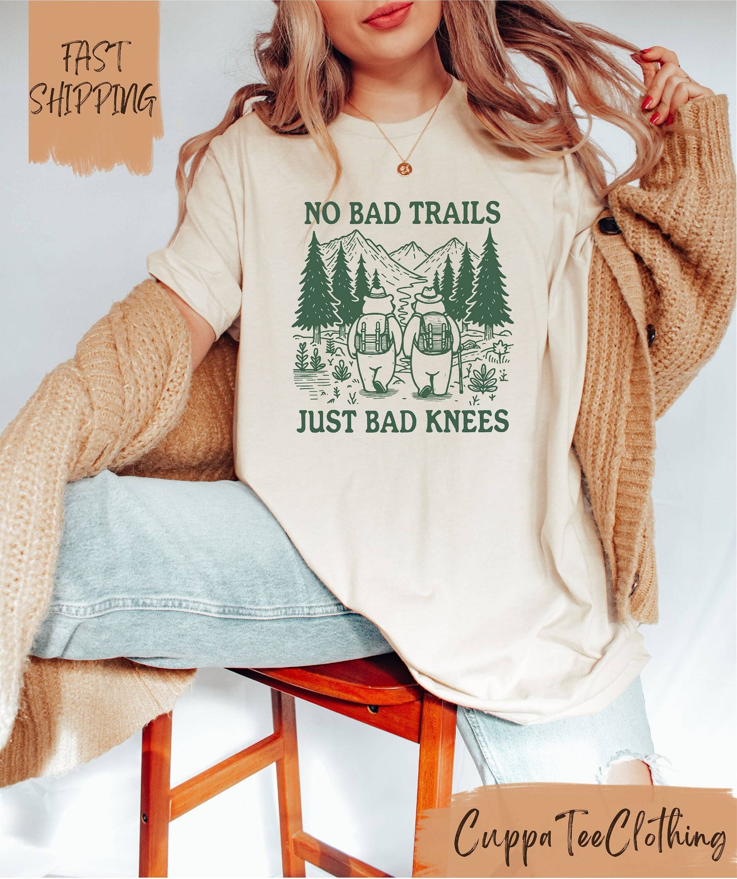 Adventure Awaits Funny Hiking Shirt For Nature Lovers