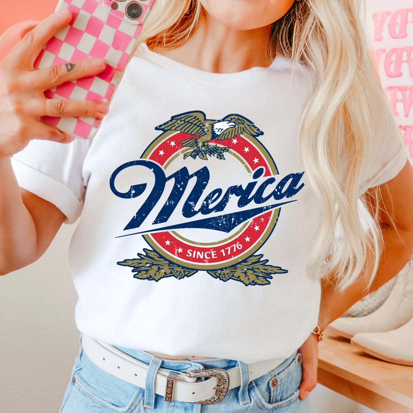 Merica July 4th Graphic Shirt |Comfort Color