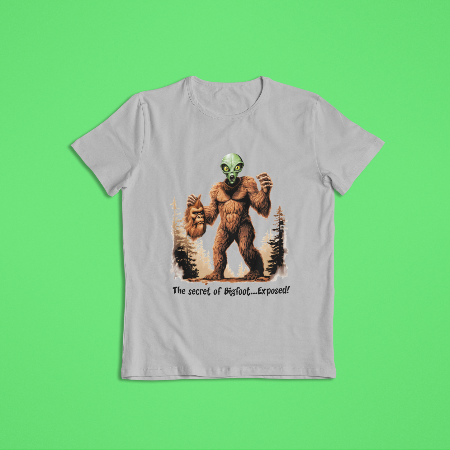 Bigfoot Exposed T-Shirt (Grey)