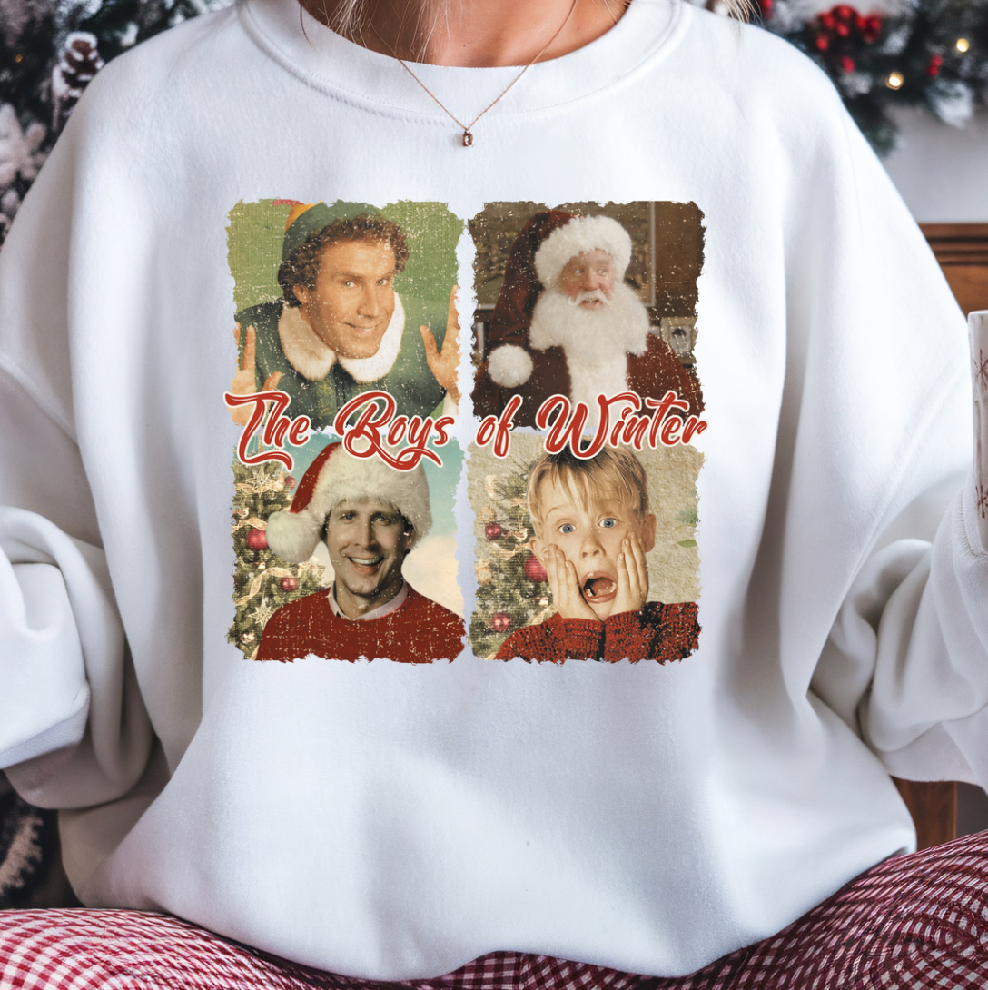 The Boys of Christmas Crewneck Sweatshirt