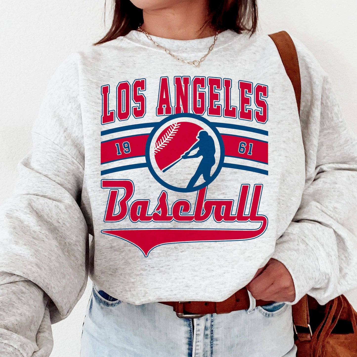 Retro Angels Est 1961 Crewneck Sweat Sweatshirt – Vintage Lo