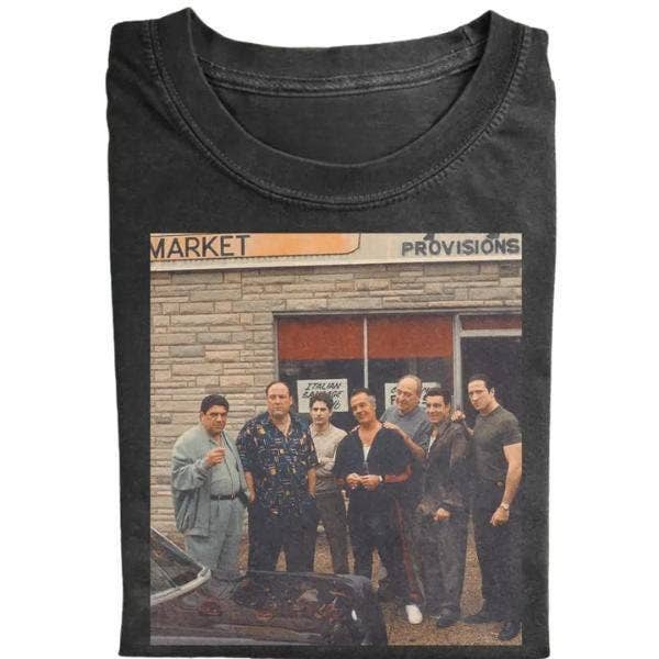 Sopranos Crew Mafia Graphic Tee Retro Tv Show