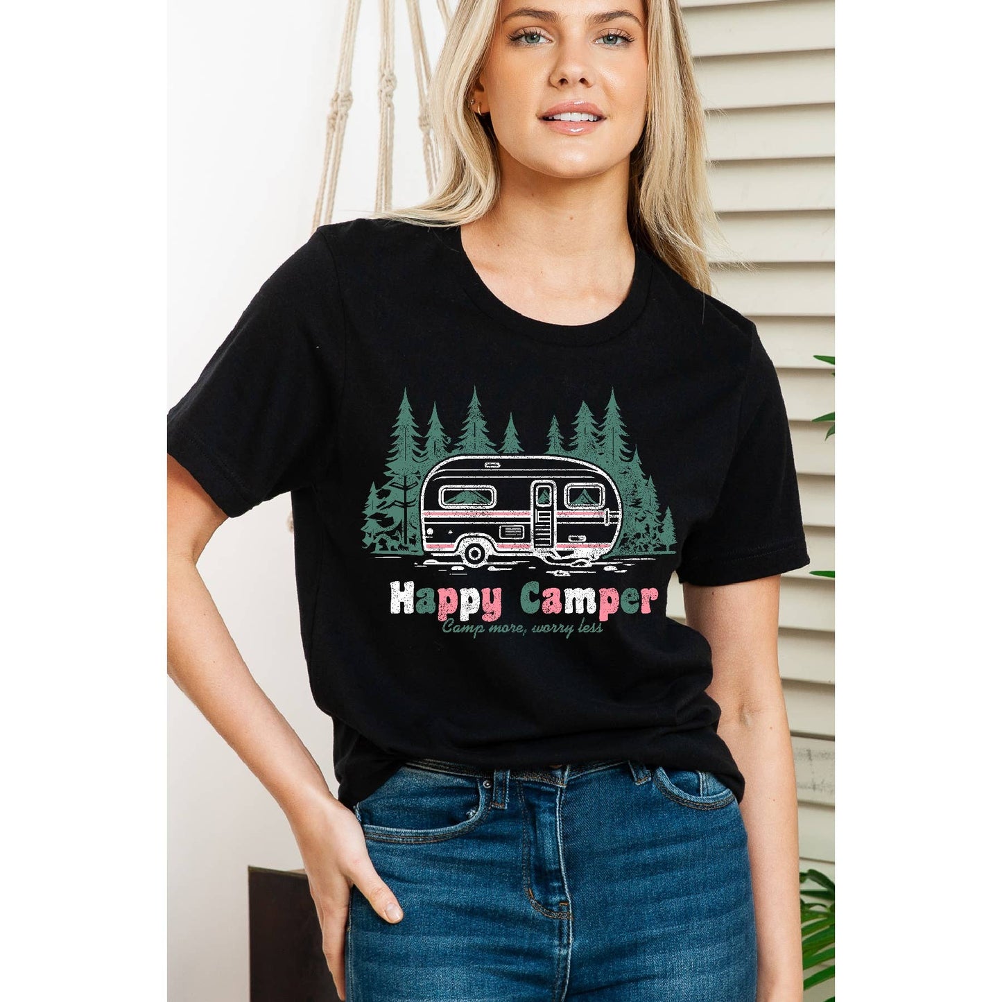 Happy Camper Short Sleeve Tee
