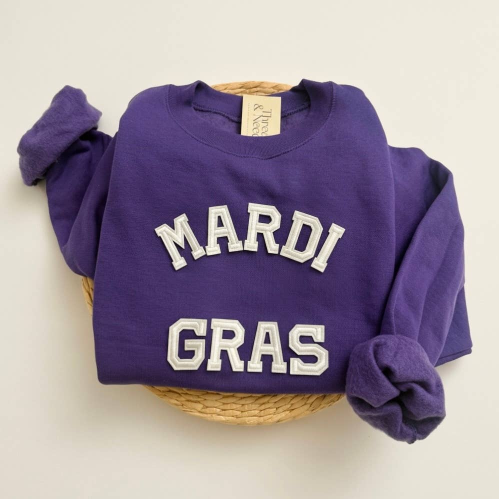 Mardi Gras Crewneck Sweatshirt, New Orleans Gifts