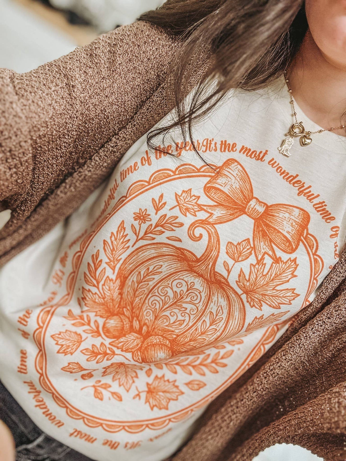 Pumpkin Most Wonderful Time Graphic Tee | Fall Tee