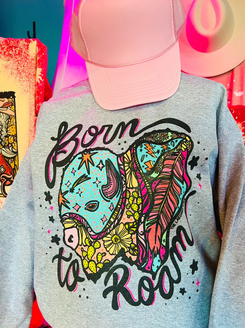 Born To Roam Buffalo- Tee or Sweatshirt