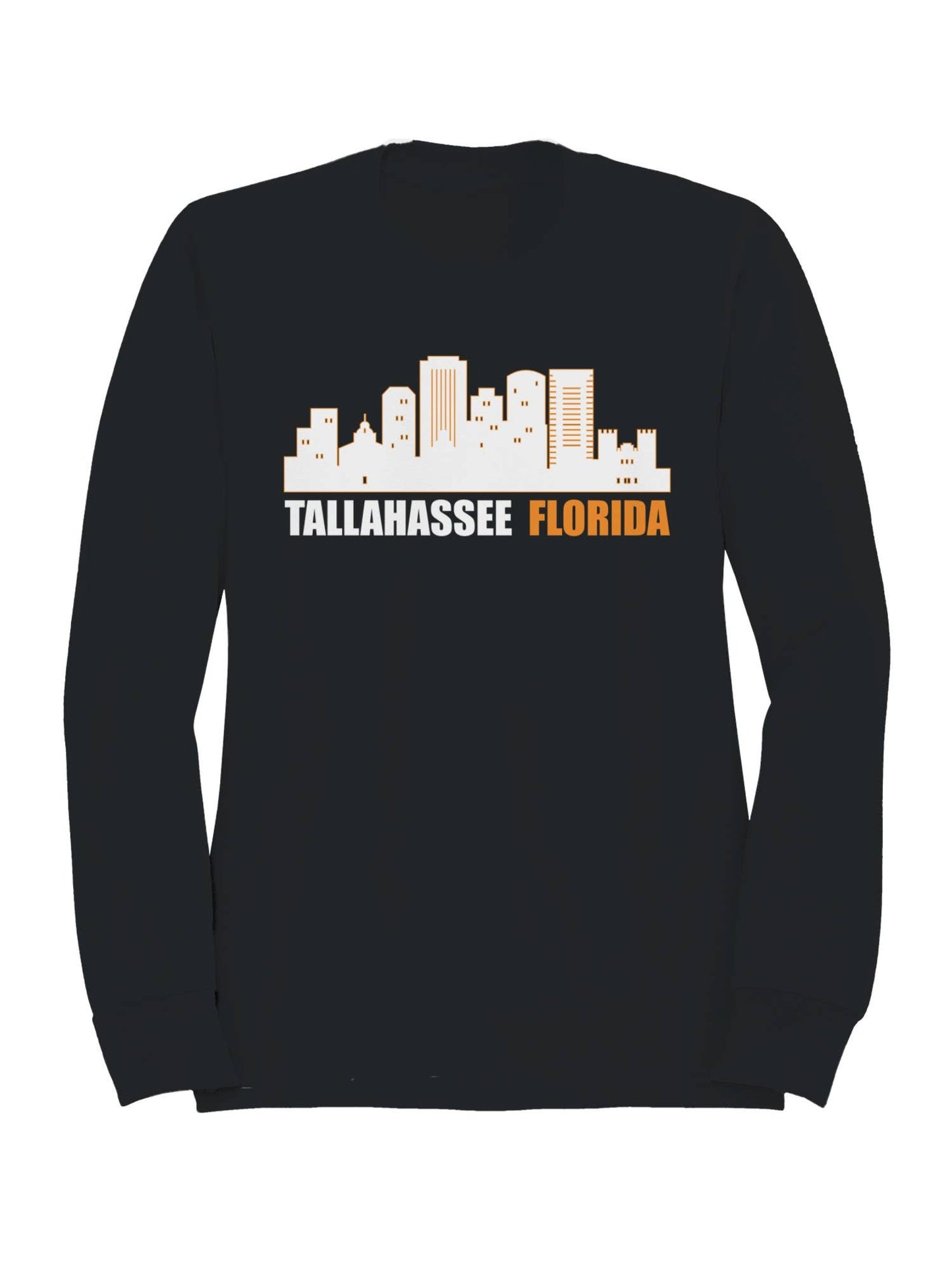 Tallahassee Florida Skyline Art Men's Sweatshirt