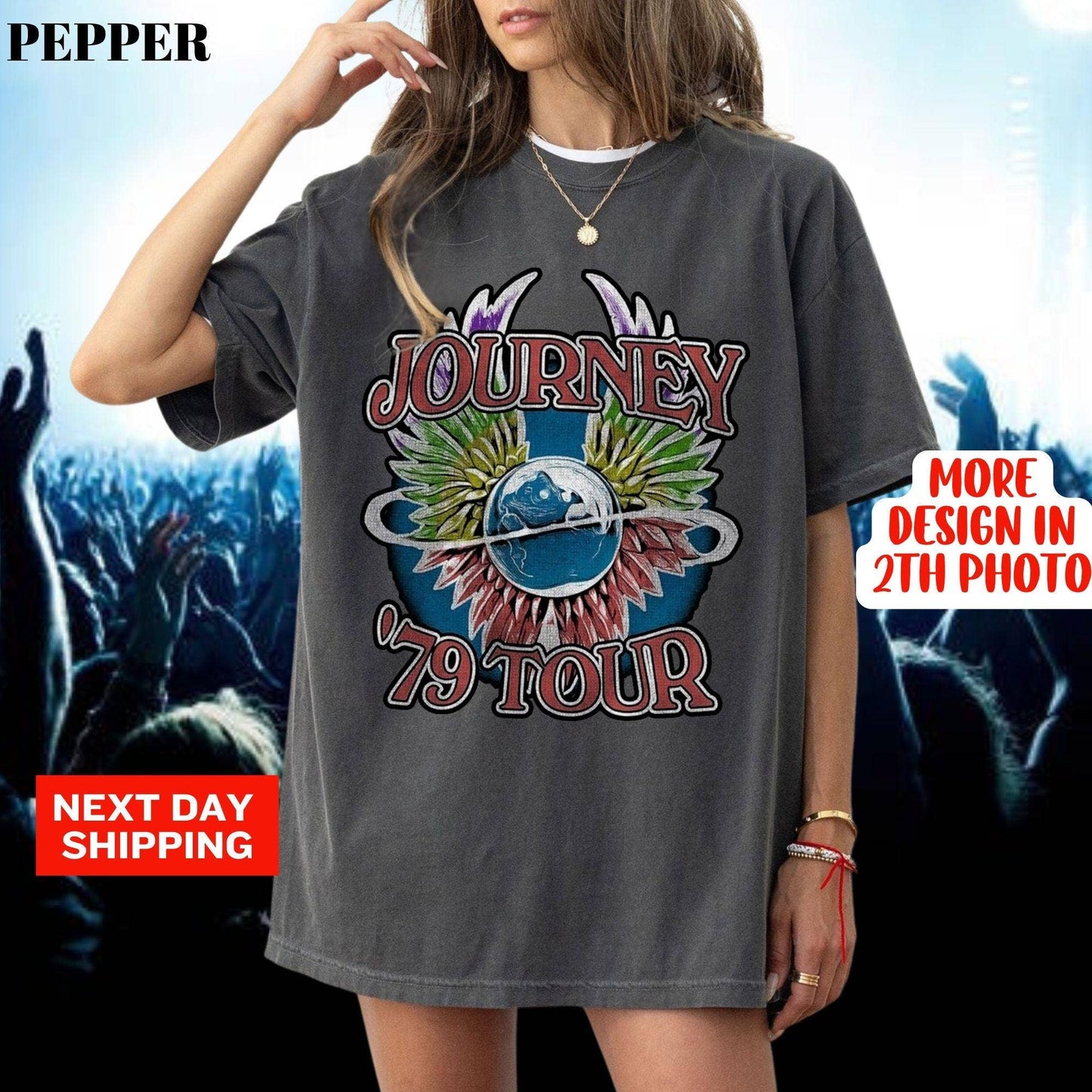 Def Leppard and Journey Summer Stadium Tour 2025 Concert Tee