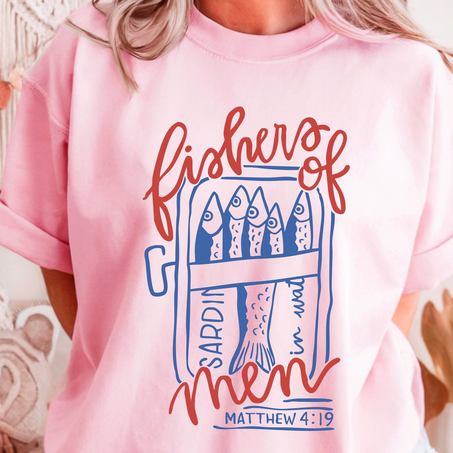 Fishers of Men Christian Graphic T-Shirt | Gildan
