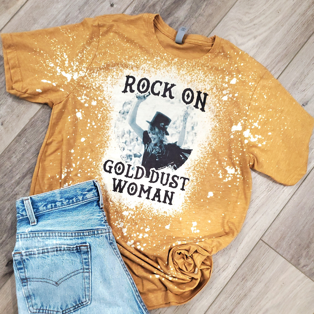Rock On Gold Dust Woman Graphic Tee