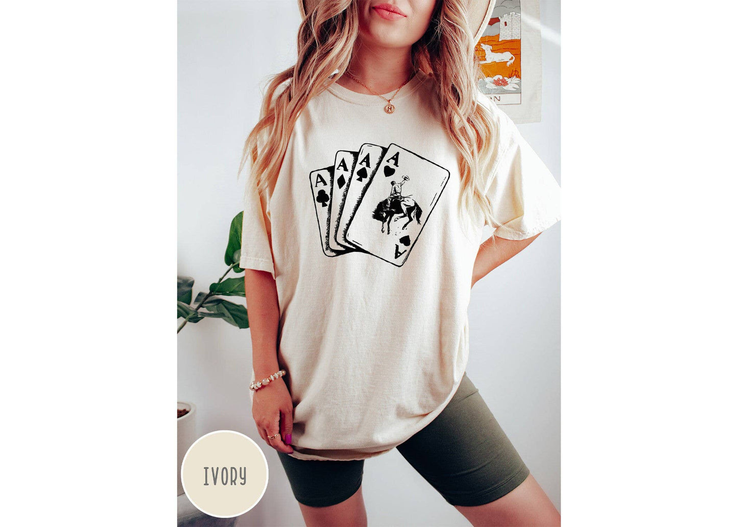 Country Girl Poker Card Games Western Shirt