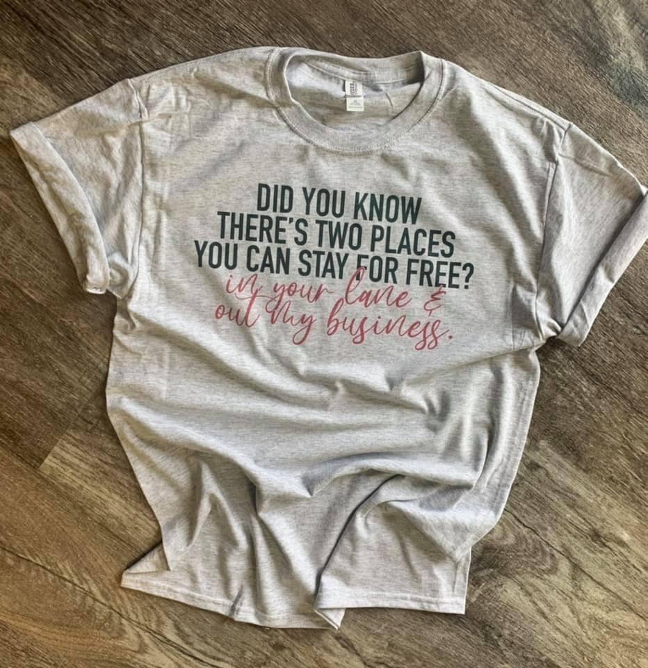 Did You Know? On Ash Gray Tee
