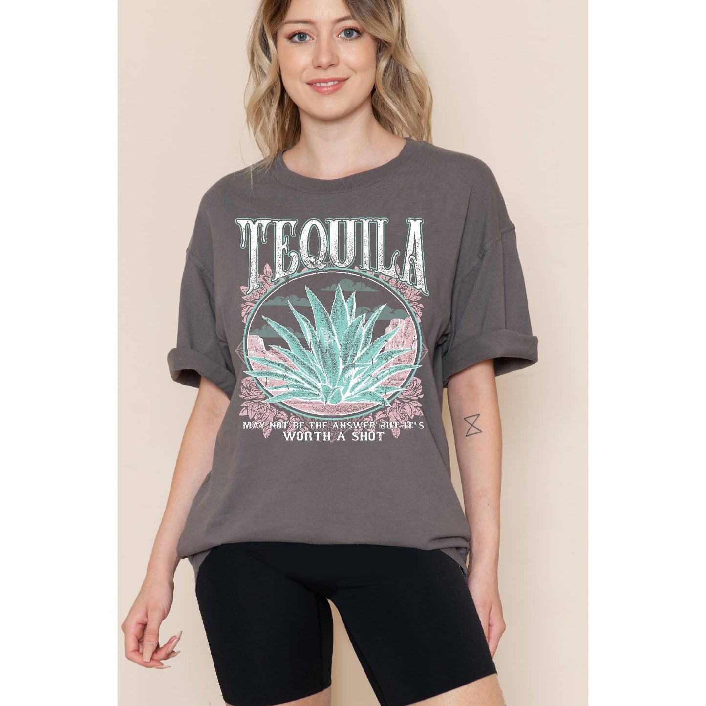 Tequila - Oversized Unisex T Shirt