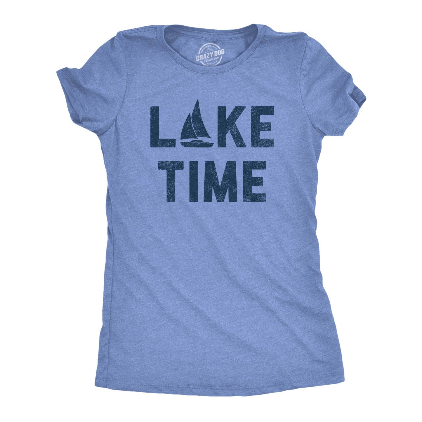 Lake Time Women's Tshirt Vacation Graphic Tee Western Plus