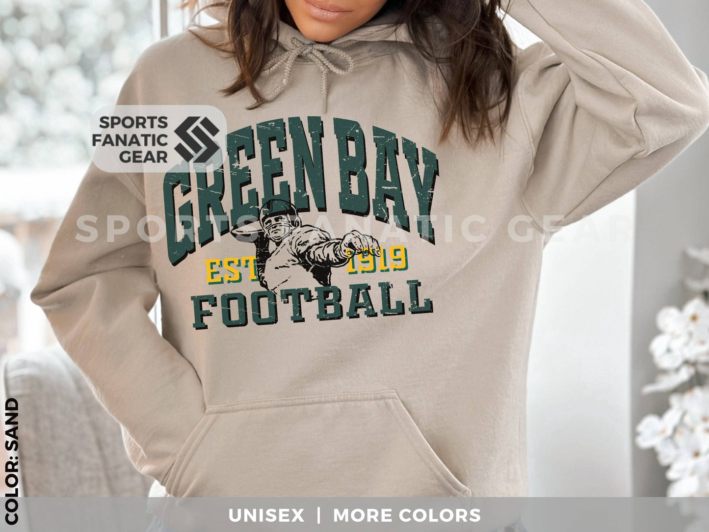 Green Bay Vintage Football Sweatshirt - Retro Fan Gift