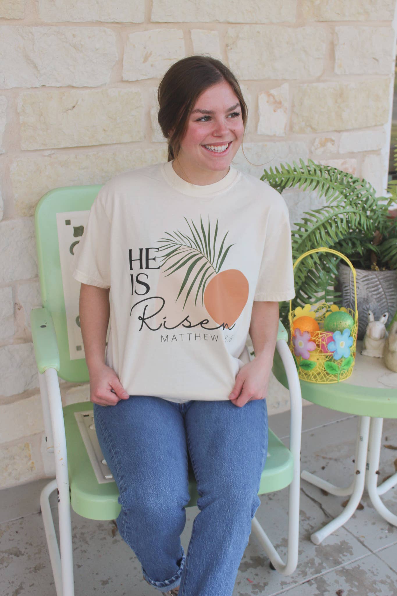 He Is Risen Graphic Tee