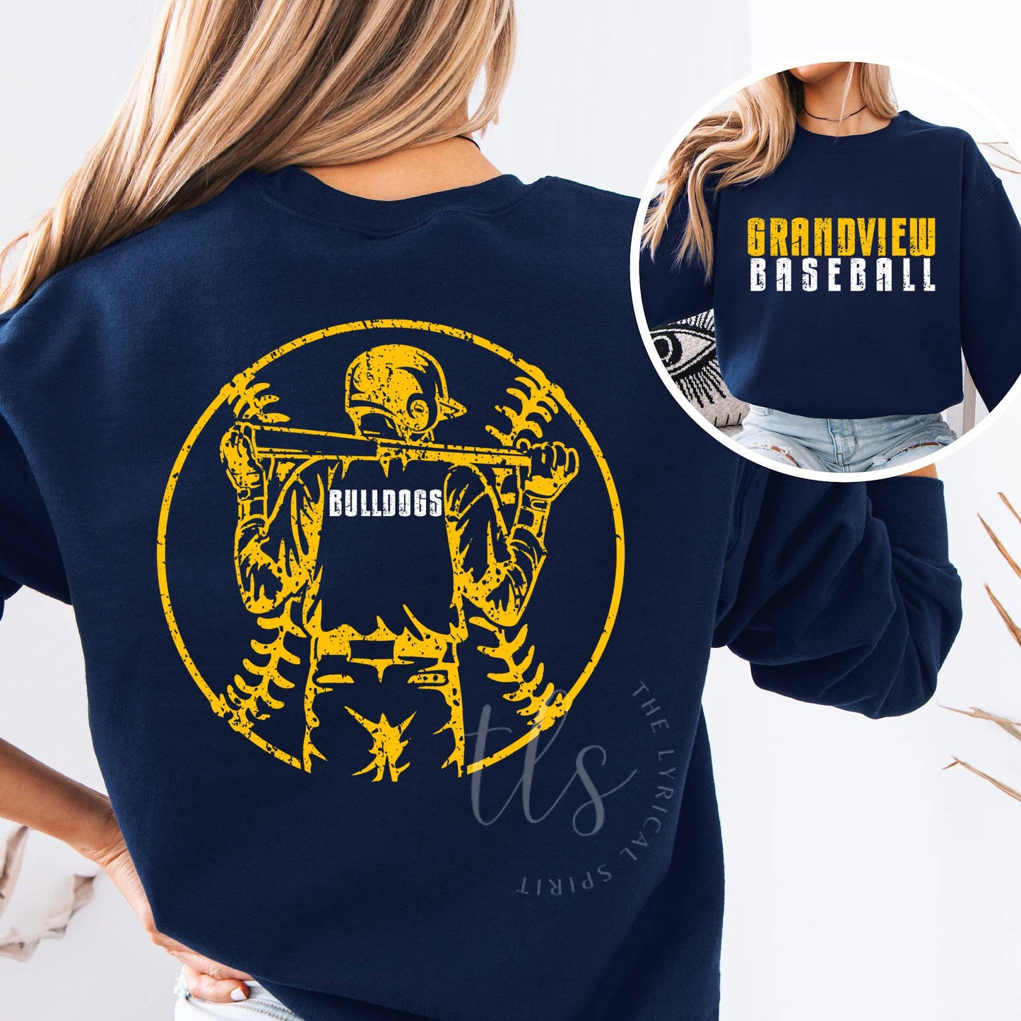Customizable Baseball Spirit Wear T-Shirt/Sweatshirt