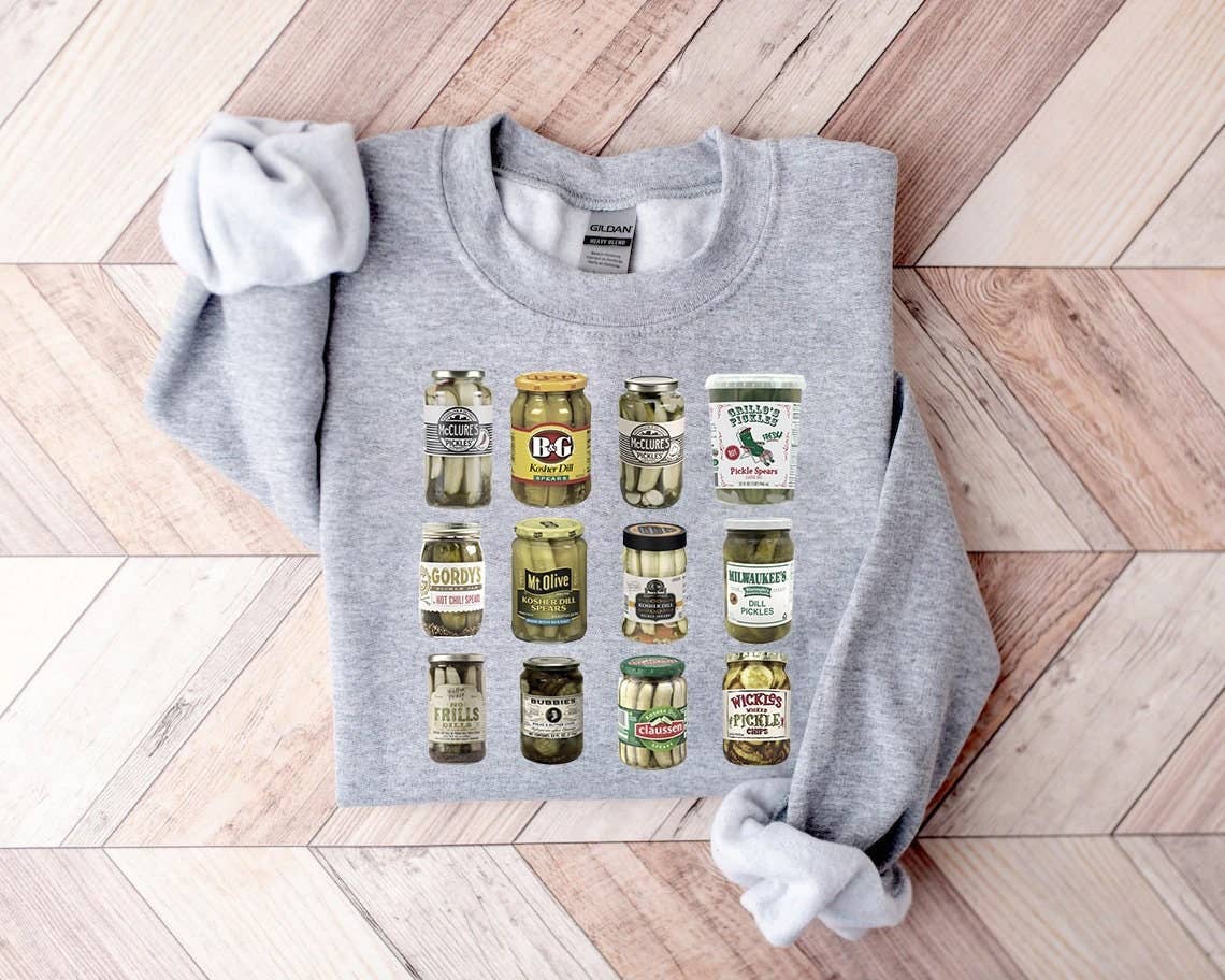 Pickle Lover's Retro Canning Sweatshirt - Pickle Hoodie