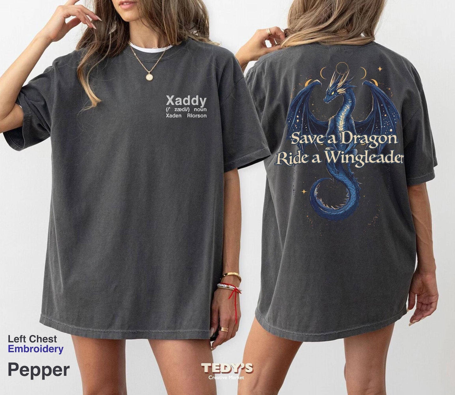 Fantasy Dragon Rider Bookish Shirt - Book Lover Gift