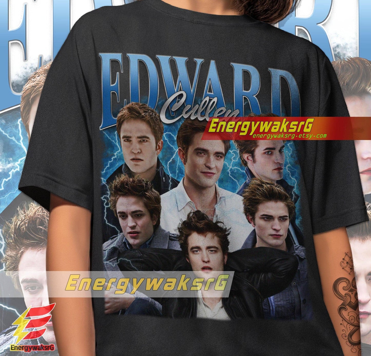 Limited Edward Cullen Vintage T-Shirt, Retro Style